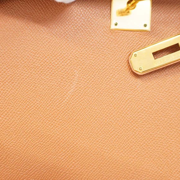 Hermes handbag Kelly 28 Cushvel gold C stamp ladies - Picture 9 of 16